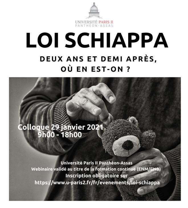 Colloque ce vendredi 29 janvier : "Loi Schiappa contre les violences sexuelles & sexistes, 2 ans et demi après, où en est-on ?"