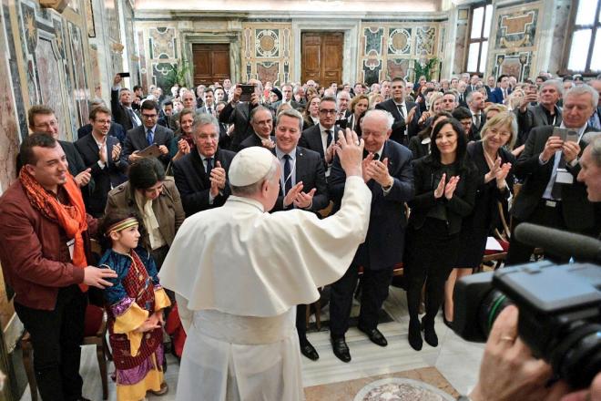 Compte-rendu du voyage d'études au Vatican et de ma rencontre avec le pape François