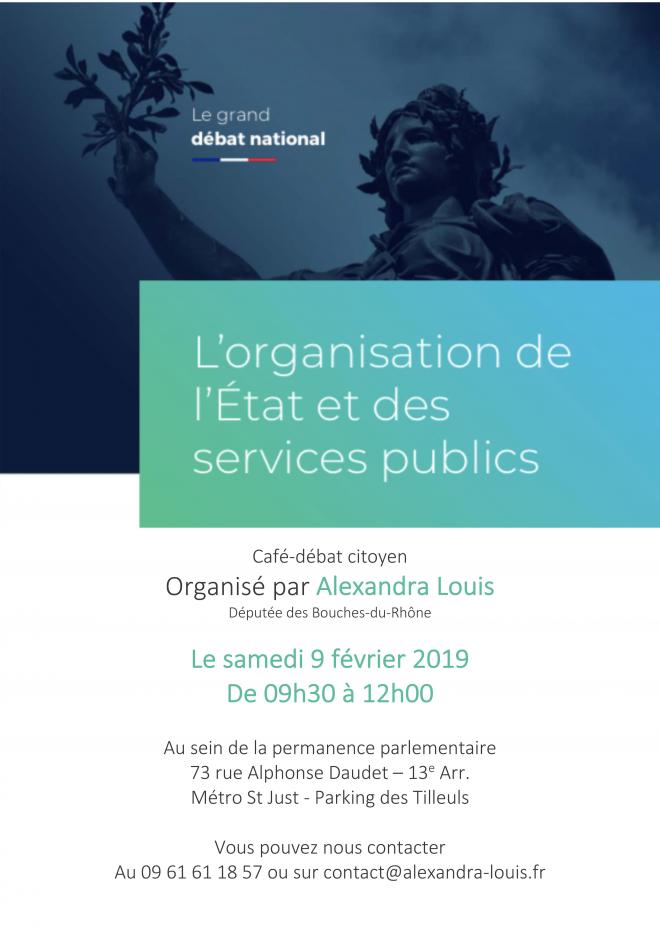 Grand Débat National : L'organisation de l'État et des services publics 