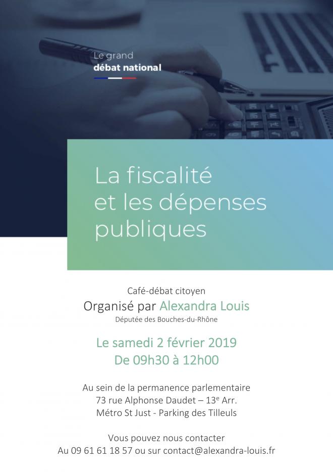 Grand Débat National : Fiscalité et dépenses publiques