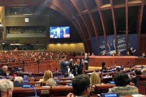 DE RETOUR A L'ASSEMBLEE PARLEMENTAIRE DU CONSEIL DE L'EUROPE