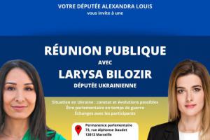 Rencontre avec Larysa Bilozir, députée ukrainienne 