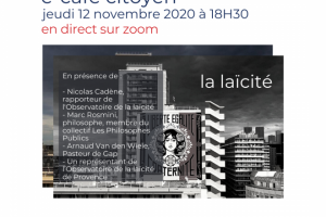 Réunion publique le jeudi 12 novembre à 18h30 : le modèle français de laïcité
