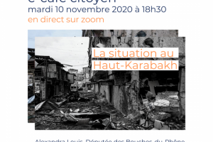 Réunion publique le mardi 10 novembre à 18h30 : Que pouvons-nous faire face au drame qui se déroule au Haut-Karabakh ? #Arménie #Azerbaïdjan