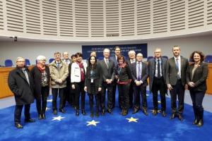 Visite de la Cour Européenne des Droits de l'Homme