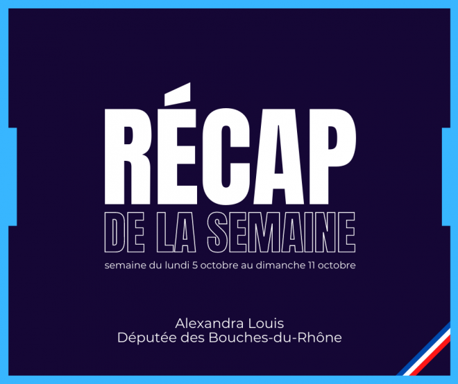 Récap' de la semaine d'Alexandra Louis #1