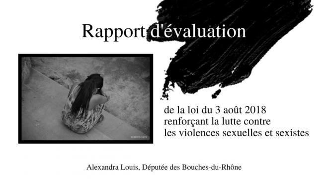 Remise de mon rapport d'évaluation de la Loi Schiappa le 4 décembre 2020