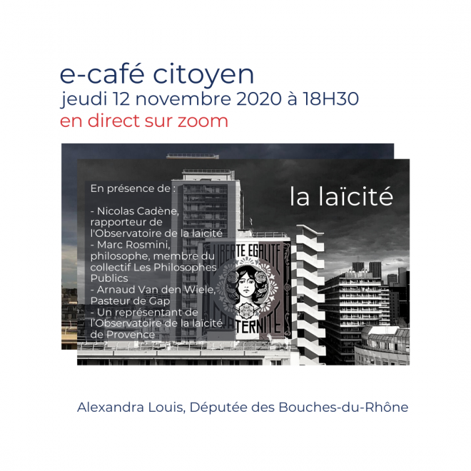 Réunion publique le jeudi 12 novembre à 18h30 : le modèle français de laïcité