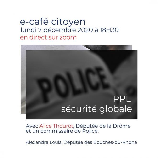 Réunion publique le lundi 7 décembre à 18h30 : échangeons sur la PPL Sécurité Globale