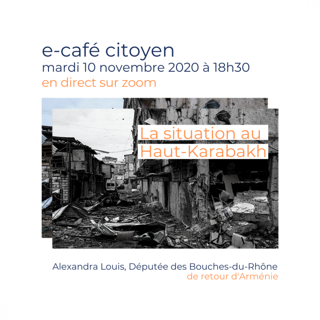 Réunion publique le mardi 10 novembre à 18h30 : Que pouvons-nous faire face au drame qui se déroule au Haut-Karabakh ? #Arménie #Azerbaïdjan